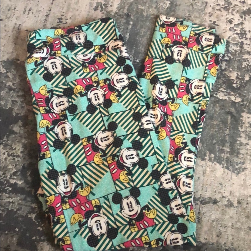 TC Lularoe Mickey Leggings